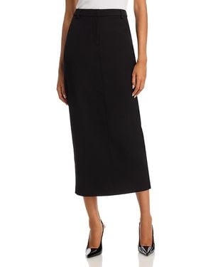Line & Dot Ida Midi Skirt - Black