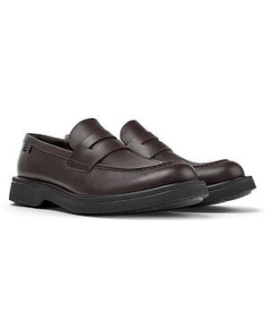 Camper Norman Leather Moccasins - White