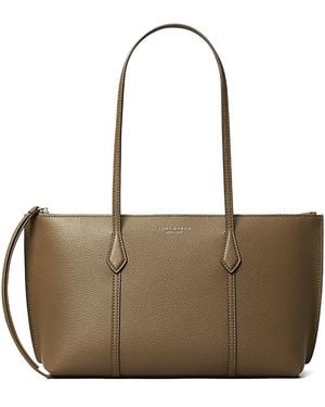 Tory Burch Perry Small Zip Tote - Natural