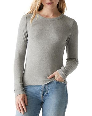 Michael Stars Zola Crewneck Tee - Gray