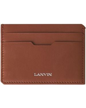 Lanvin Compagnon Leather Cardholder - Brown