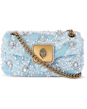 Kurt Geiger Pimlico Mini Sequin Bead Convertible Crossbody - Blue