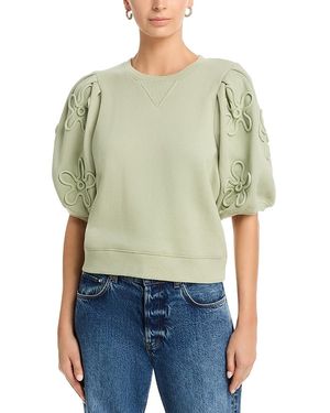 Rails Camy Puff Sleeve Sweater - Green
