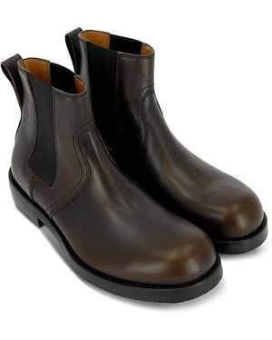 Dries Van Noten Dries Van Norten Leather Chelsea Boots - Black