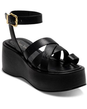 Free People Hazel Platform Sandals - Black