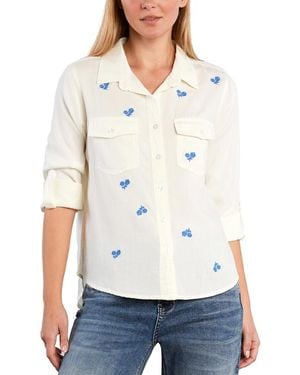 Billy T Moonlit Meadow Shirt - White
