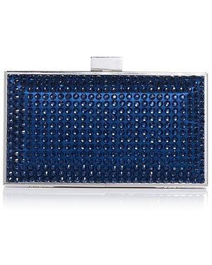 Aqua Crystal Minaudiere - Blue