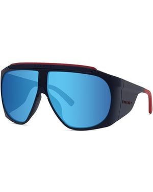 Vuarnet Altitude Mask Sunglasses, 68Mm - Blue