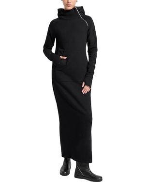 MARCELLA Tompkins Sweatshirt Dress - Black