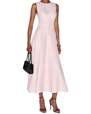 Reformation Cecilia Linen Dress - Pink