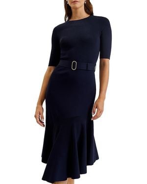 Ted Baker Samalee Knit Midi Dress - Blue