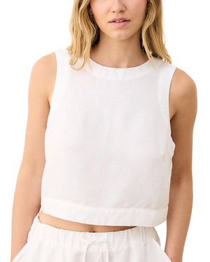 Marine Layer Quinn Tank Top - White