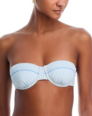 Solid & Striped The Juliette Bikini Top - Blue