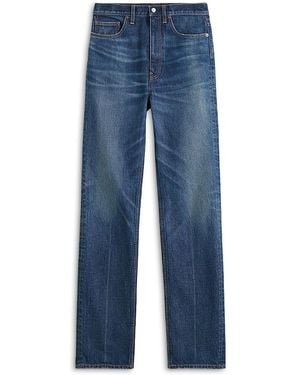TOTEME Classic Slim Denim Full Length Jeans - Blue