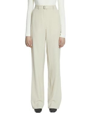 Lanvin Tailored Wool-Blend Pants - White