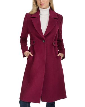 Cole Haan Cole Hann Single Breasted Coat - Purple