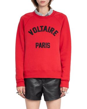 Zadig & Voltaire Logo Sweatshirt - Red