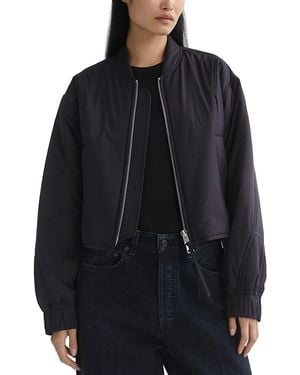 Agolde Leni Bomber Jacket - Black