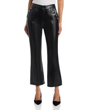 Cinq À Sept Suzette Cropped Faux Leather Pants - Black