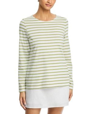 Saint James Minquidame Long Sleeve Tee - Green
