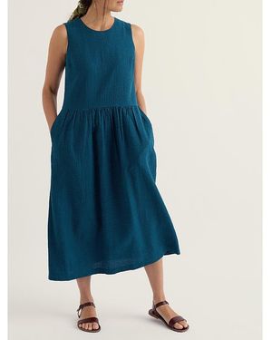 Seasalt Cornwall Sleeveless Brouse Dress - Blue