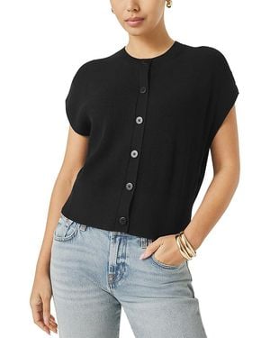 Splendid Spl X Cj Sleeveless Cardigan - Black
