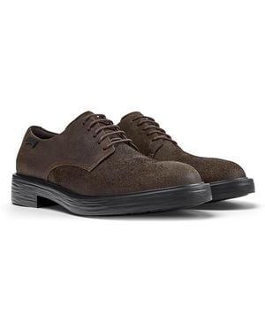 Camper Dean Leather Shoes - Brown