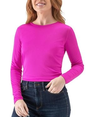 Uwila Warrior Silk Blend Long-Sleeve Base Layer Shirt - Pink
