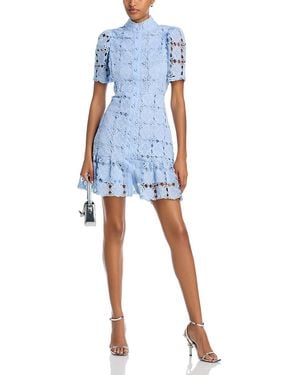 aqua lace floral dress Floral Strap Up Dress Corset 3D Floral Aqua Midi Dress With Straps And Lace Up Back