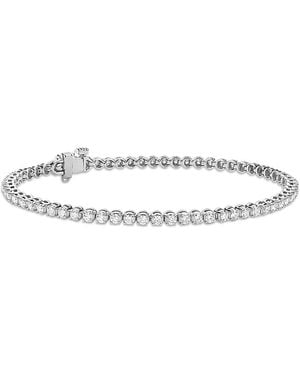 Bloomingdale's Fine Collection Diamond Tennis Bracelet - White