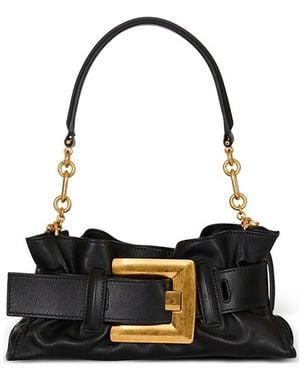 Balmain Mini Anthem Shoulder Bag - Black