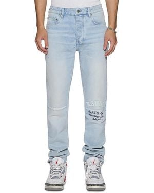 Ksubi Chitch Kstellar Effect Slim Fit Jeans - Blue