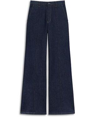 Theory Fluid Flare Pants - Blue