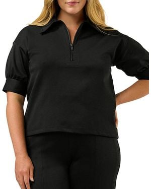 Estelle Jolene Ponte Top - Black