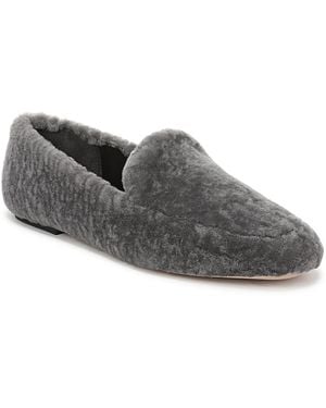 FAVORITE DAUGHTER Yvonne Shearling Loafers - Gray
