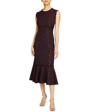 Santorelli Andi Midi Sheath Dress - Purple