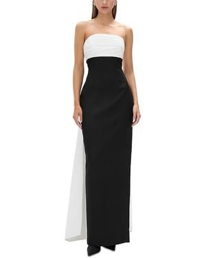 Rachel Gilbert Odette Strapless Gown - Black