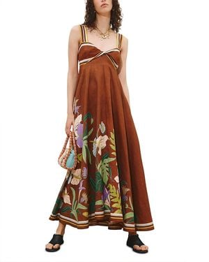 ALÉMAIS Alfie Twist Sundress - Brown