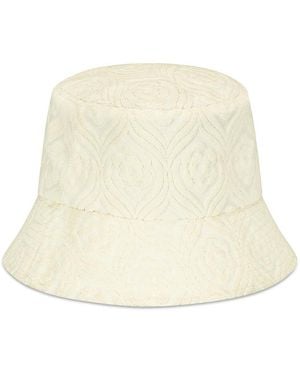 Lack of Color Palm Terry Cloth Bucket Hat - Natural