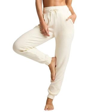 NEGATIVE Waffle Knit Jogger - White