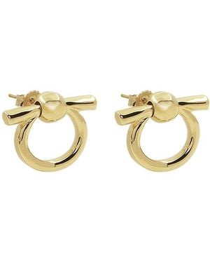 CXC Mini Omega Earrings - Metallic