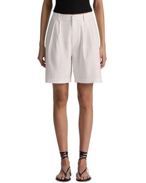Alice + Olivia Conry Relaxed Long Shorts - White