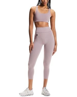 On Shoes Studio Tights 7/8 Leggings - Red