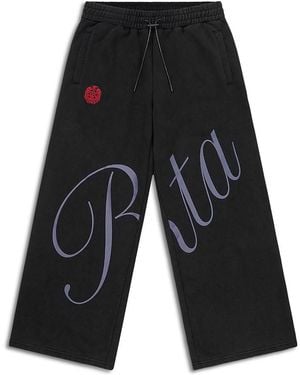 RTA Luxen Baggy Cotton Sweatpants - Black