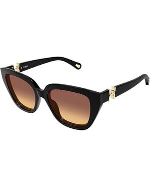 Chloé Cat Eye Sunglasses, 53Mm - Natural