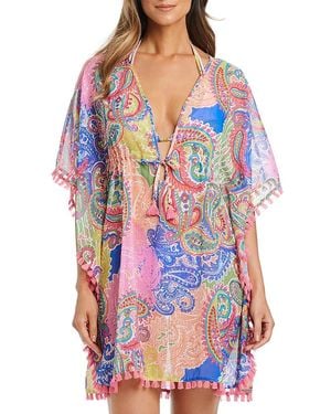 Bleu Rod Beattie Caftan Swim Cover-Up - Red