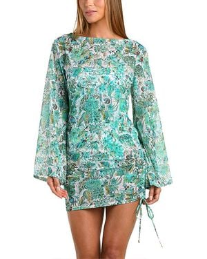 Sunshine 79 Free Spirit Mesh Tunic - Blue