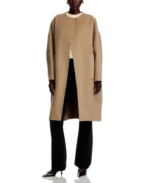 BOSS Chalet Wool Blend Coat - Natural