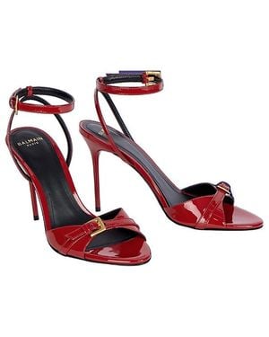Balmain Anthem Sandals - Red