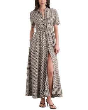 Toccin Maggie Linen Shirt Dress - Brown